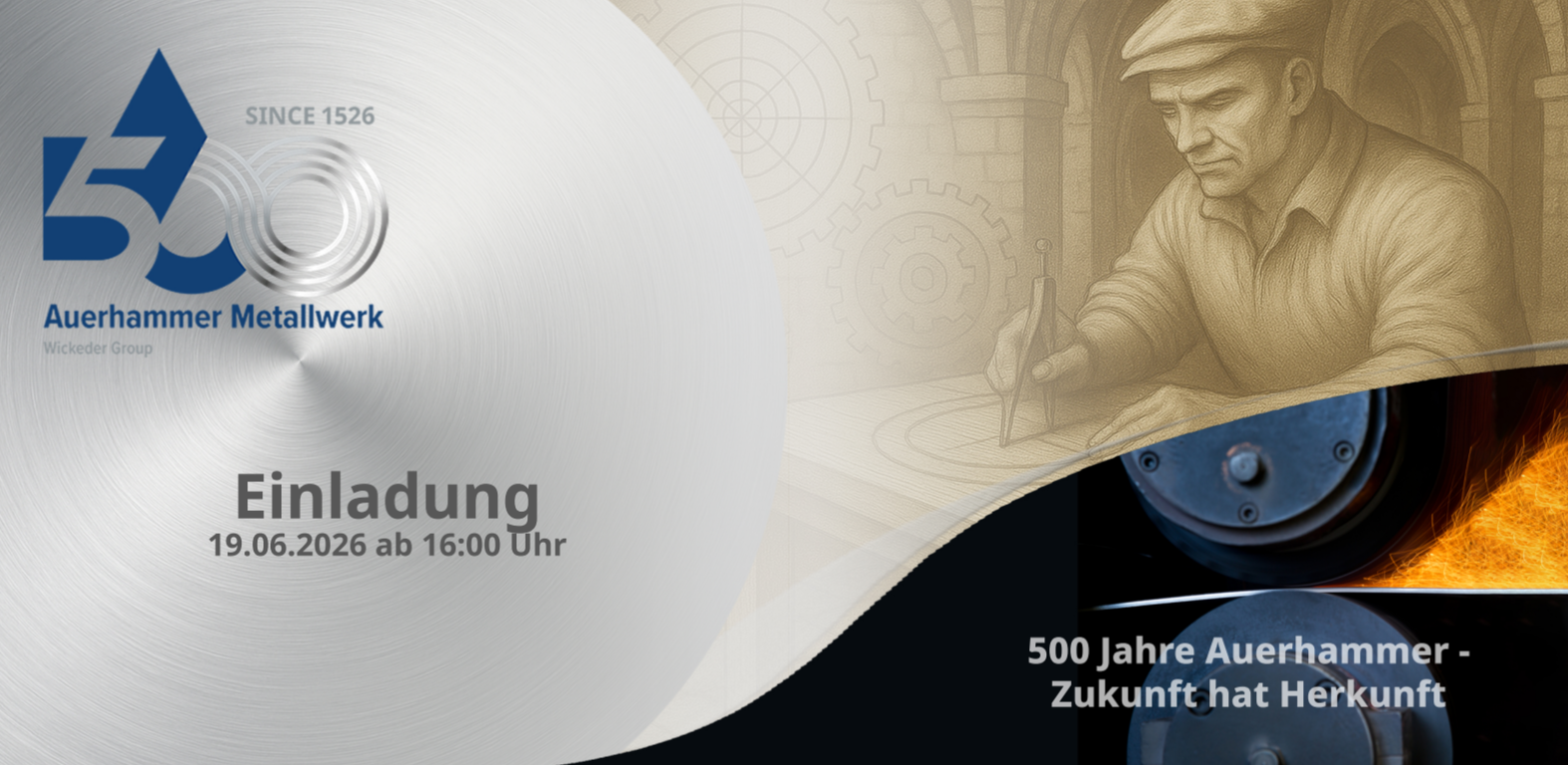 Auerhammer Metallwerk Einladung